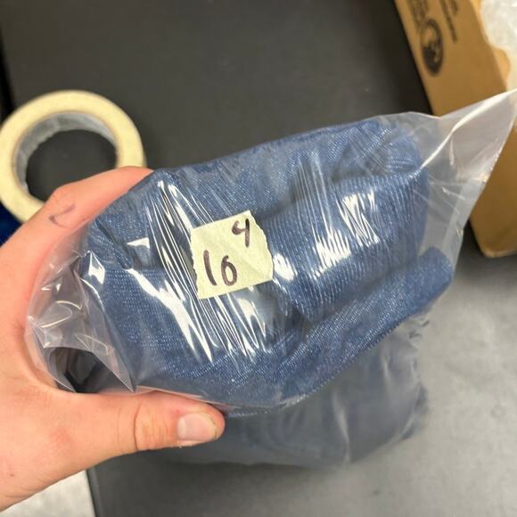 VINTAGE Sears Roebucks Jeans Mens 40x32 Blue Denim Straight Leg 80s Streetwear - Picture 8 of 8